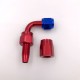 AN10 AN12 AN18 AN6 AN8 90° Degree Swivel Oil/Fuel/Air/Gas Line Hose End Fitting