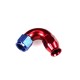 120 Degree Swivel Hose End Fitting 6AN, AN8, AN10 AN12 AN18