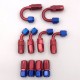 120 Degree Swivel Hose End Fitting 6AN, AN8, AN10 AN12 AN18