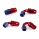 120 Degree Swivel Hose End Fitting 6AN, AN8, AN10 AN12 AN18