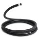Nylon Braided Hose Black Stainless Steel Oil Fuel Line Hose