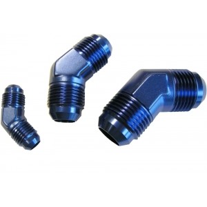  AN to AN Male Adaptors 45&deg; angle
