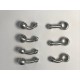 STAINLESS BANJO'S FOR BLACK BRAKE LINES 