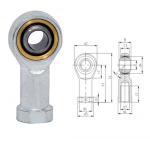 Rod End Bearing SI...TK