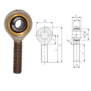  Rod End Bearing SA...TK