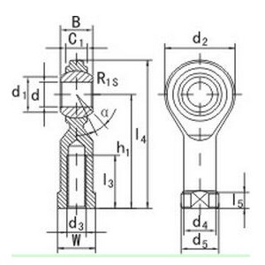SI T/K Female Thread Rod Ends