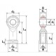 SI PK rod end Bearing