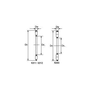 K81105TN Thrust Needle Bearing